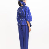 Jennifer Sequins Top - Cerulean Blue
