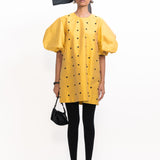 Budapest Sequins Dress - Yellow