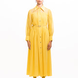 Florence Midi Dress - Yellow
