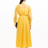 Florence Midi Dress - Yellow