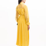 Florence Midi Dress - Yellow