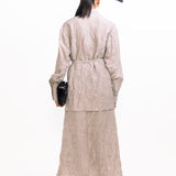 Dahlia Silk Shirt - Silver