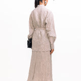 Dahlia Silk Shirt - Silver