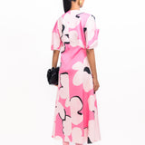 Tokyo Dress - Pink & Ivory