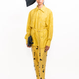 Aloe Sequins Pants - Yellow