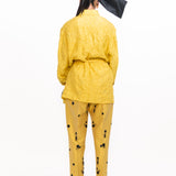 Aloe Sequins Pants - Yellow