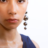 Circle of life - Ball Earrings - Black