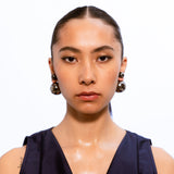 Circle of Life Earrings - Black