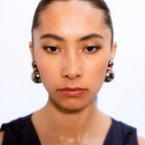 Circle of Life Earrings - Black