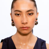 Circle of Life Earrings - Black