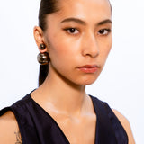 Circle of Life Earrings - Black