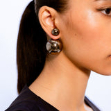 Circle of Life Earrings - Black
