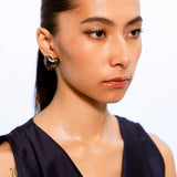 Heart Earrings - Black