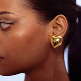 Heart Earrings - Gold (RTS)