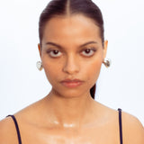 Heart Earrings - Silver (RTS)