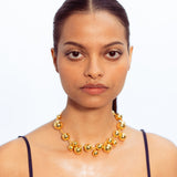 Circle of Life - Ball & String Necklace - Gold