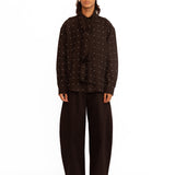 Angus Linen Shirt - Black