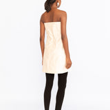 Amelia Embroidered Mini Dress - Ivory