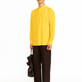 Angus Embroidered Silk Shirt