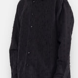 Mercer Embroidered Shirt - Black