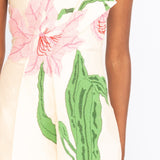 Amelia Embroidered Mini Dress - Ivory