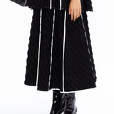 Tilly Wool Skirt - Onyx