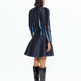 Garnet Dress- Midnight Blue