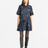 Monroe Dress - Navy