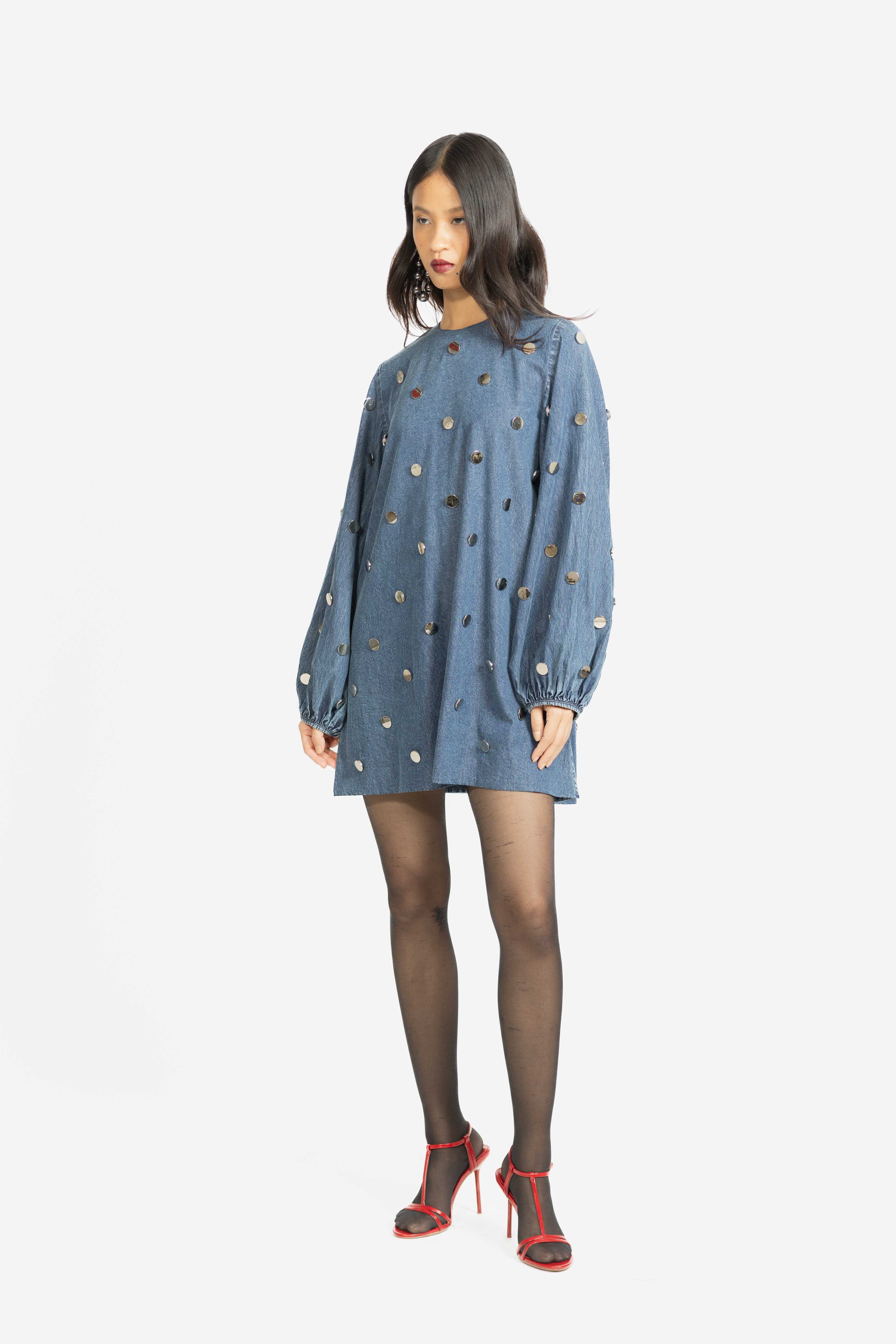 Calvina Denim Dress – Lovebirds Studio