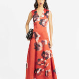 Cosmic Floral Dress