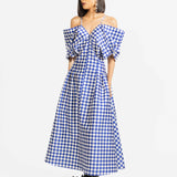 Bella Checkered Dress