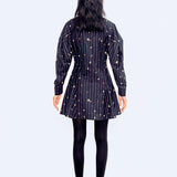 Starburst Embroidered Dress