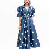 Guilded Dress - Blue