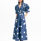 Guilded Dress - Blue