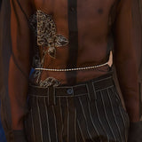 String Belt - Silver