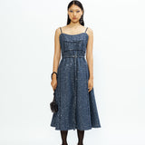 Glimmer Denim Dress