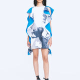 Mono Floral Dress