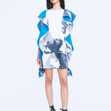 Mono Floral Dress