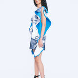 Mono Floral Dress
