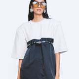 Dual Tone Utility Dress