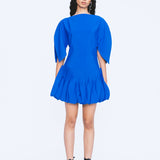 Balloon Dress - Cerulean Blue