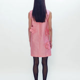 Lara Applique Dress - Pink