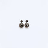 Circle of Life Earrings - Black Mini