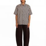 Liam Checkered Shirt - Ivory