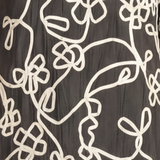 Kara Embroidered Dress - Black - SALE