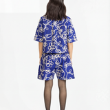 Guilia Embroidered Shirt - Blue