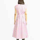 Rift Checkered Dress - Pink