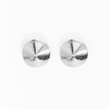 Concave Earrings Large - Silver (RTS)