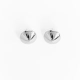 Concave Earrings -  Silver (RTS)