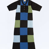 Checker Board Knit Dress